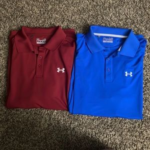 Under armor golf shirts